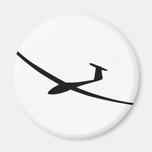 Segelflugzeug Magnet (Vorne)