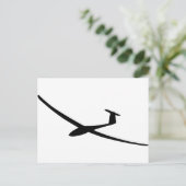Segelflugzeug Postkarte (Stehend Vorderseite)