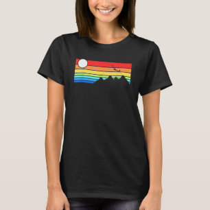 Segelflugzeug Vintage-Design Schweben Luftfahrt Th T-Shirt
