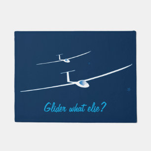 Segelflugzeug - was sonst? fußmatte