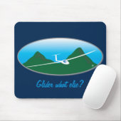 Segelflugzeug - was sonst? mousepad (Mit Mouse)