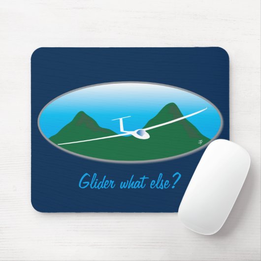 Segelflugzeug - was sonst? mousepad (Mit Mouse)