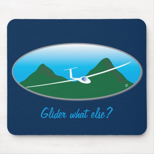 Segelflugzeug - was sonst? mousepad (Vorne)
