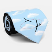 Segelflugzeuge Sailplanes Thermalling Krawatte (Gerollt)