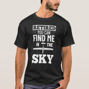 Segelflugzeugpilot fliegt Segelflugzeug Trainingsf T-Shirt