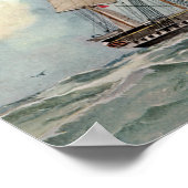 Segelfrigate Duncan Dunbar Poster (Ecke)