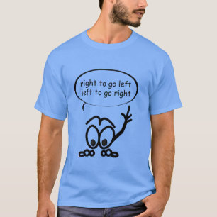Segelfunny Right Verlassen Instruction T - Shirt