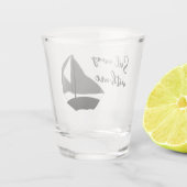 Segelglas Schnapsglas (Rückseite)