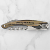 SegelhideAway Custom Wein Flaschenöffner Kellnermesser (Rückseite)