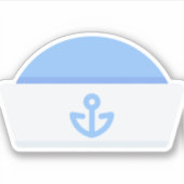 Segelhut Aufkleber (Vorderseite)