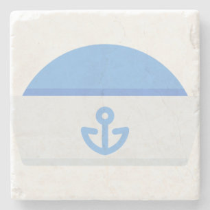 Segelhut Steinuntersetzer