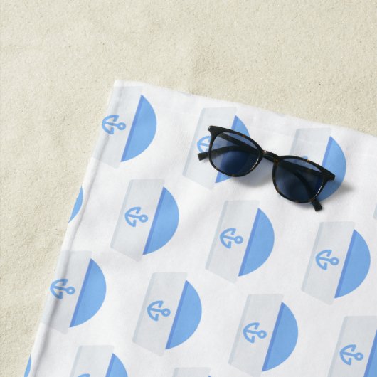 Segelhut Strandtuch (Beispiel)