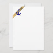 Segeljubiläum 50. Hochzeit Einladung (Rückseite)