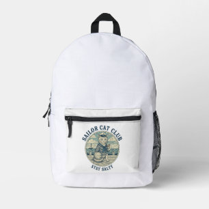 Segelkatzenclub Bedruckter Rucksack
