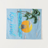 Segelkey West Florida Wandteppich (Vorderseite (Horizontal))