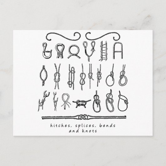 Segelknoten Postkarte (Vorderseite)