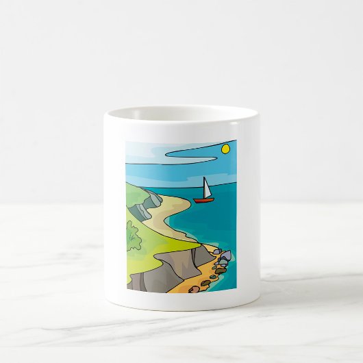 Segellandschaft Kaffeetasse