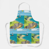 Segellandschaft Schürze (Vorderseite)