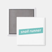 Segelläufer, Langläufer Magnet (Vorderseite/Rückseite)