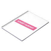 Segelläufer, Langläufer Notizblock (Linke Seite)