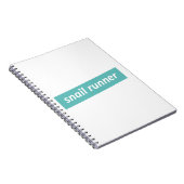 Segelläufer, Langläufer Notizblock (Rechte Seite)