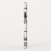 Segelmuster Farbe auf Weiß Case-Mate iPhone Hülle (Hinten/Rechts)