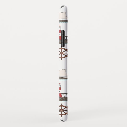 Segelmuster Farbe auf Weiß Case-Mate iPhone Hülle (Hinten/Rechts)