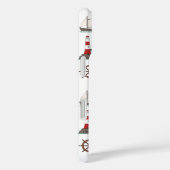 Segelmuster Farbe auf Weiß Case-Mate iPhone Hülle (Rückseite / Rechts)