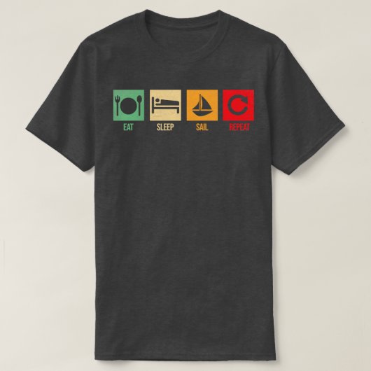 Segeln 3 T-Shirt (Design vorne)