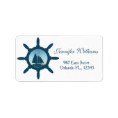 Segeln Adressaufkleber (Vorne)