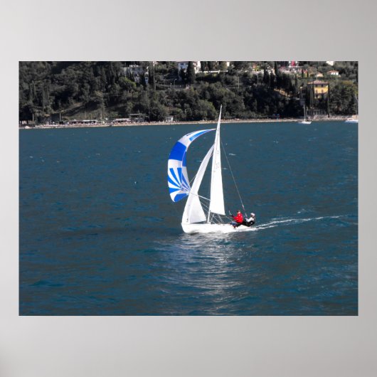 Segeln am Gardasee Poster (Vorne)