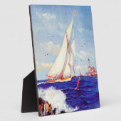 Segeln am Leuchtturm von Albert B. Marks Fotoplatte (Seite)