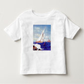 Segeln am Leuchtturm von Albert B. Zeichen Kleinkind T-shirt (Vorderseite)