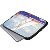 Segeln am Leuchtturm von Albert B. Zeichen Laptopschutzhülle (Vorne Knopf)