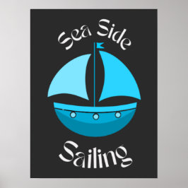 Segeln am Meer Poster
