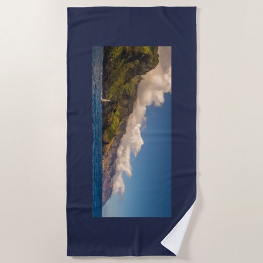 Segeln am Strand Strandtuch (Vorderseite)