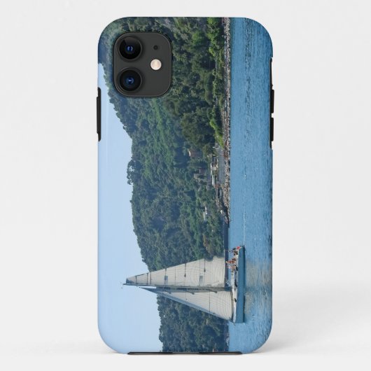 Segeln an der italienischen Riviera - iPhone Cover (Rückseite)