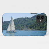 Segeln an der italienischen Riviera - iPhone Cover (Rückseite (Horizontal))