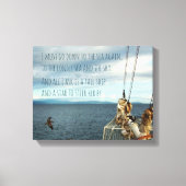 Segeln an der Küste Fieber Printmedien Leinwanddruck (Vorderseite)