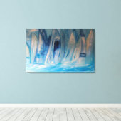 Segeln an einem Sommertag Leinwanddruck (Insitu (Holzboden))