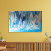 Segeln an einem Sommertag Leinwanddruck (Insitu (Wohnzimmer))