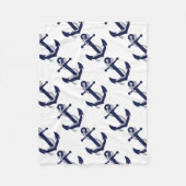 Segeln-Anker-Marine Fleecedecke (Vorderseite)