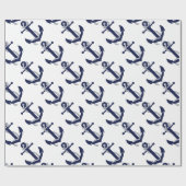 Segeln-Anker-Marine Geschenkpapier (Flach)