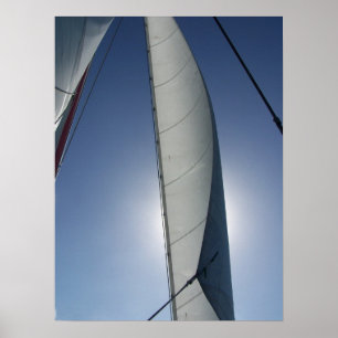 Segeln auf Bahamas Poster