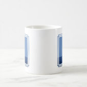 Segeln auf das Ozean-Blau Kaffeetasse (Mittel)