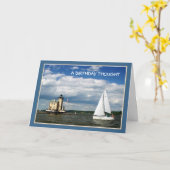 Segeln auf dem Hudson Karte (Gelbe Blume)