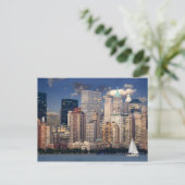 Segeln auf dem Hudson River in New York Postkarte (Stehend Vorderseite)