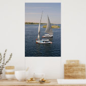 Segeln auf dem Nil, Ägypten Poster (Küche)