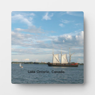 Segeln auf dem Ontariosee Fotoplatte