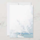 Segeln auf die See-Einladung Einladung (Rückseite)